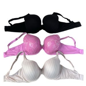 Victoria’s Secret 36DD bra bundle of 3